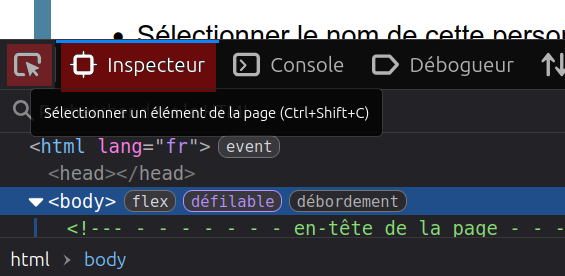 F12 avec Firefox