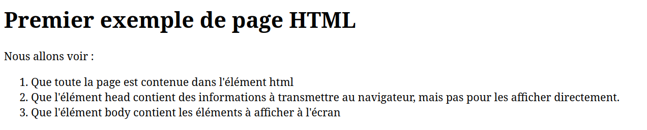 Page initiale