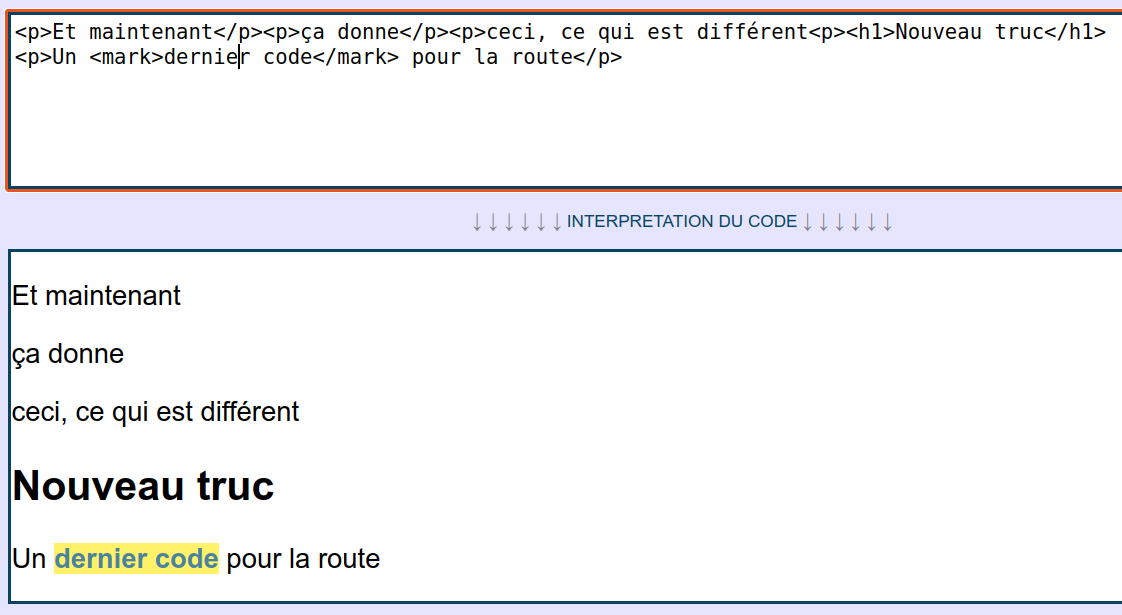 les premières balises